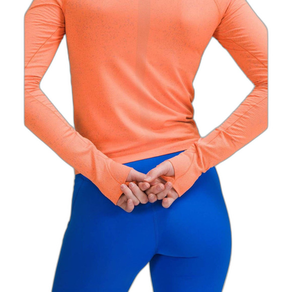 Lululemon Swiftly Tech Long Sleeve Shirt 2.0 Race Length *Highlight Orange - Picture 7 of 9